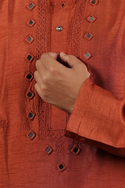 ORANGE KURTA
