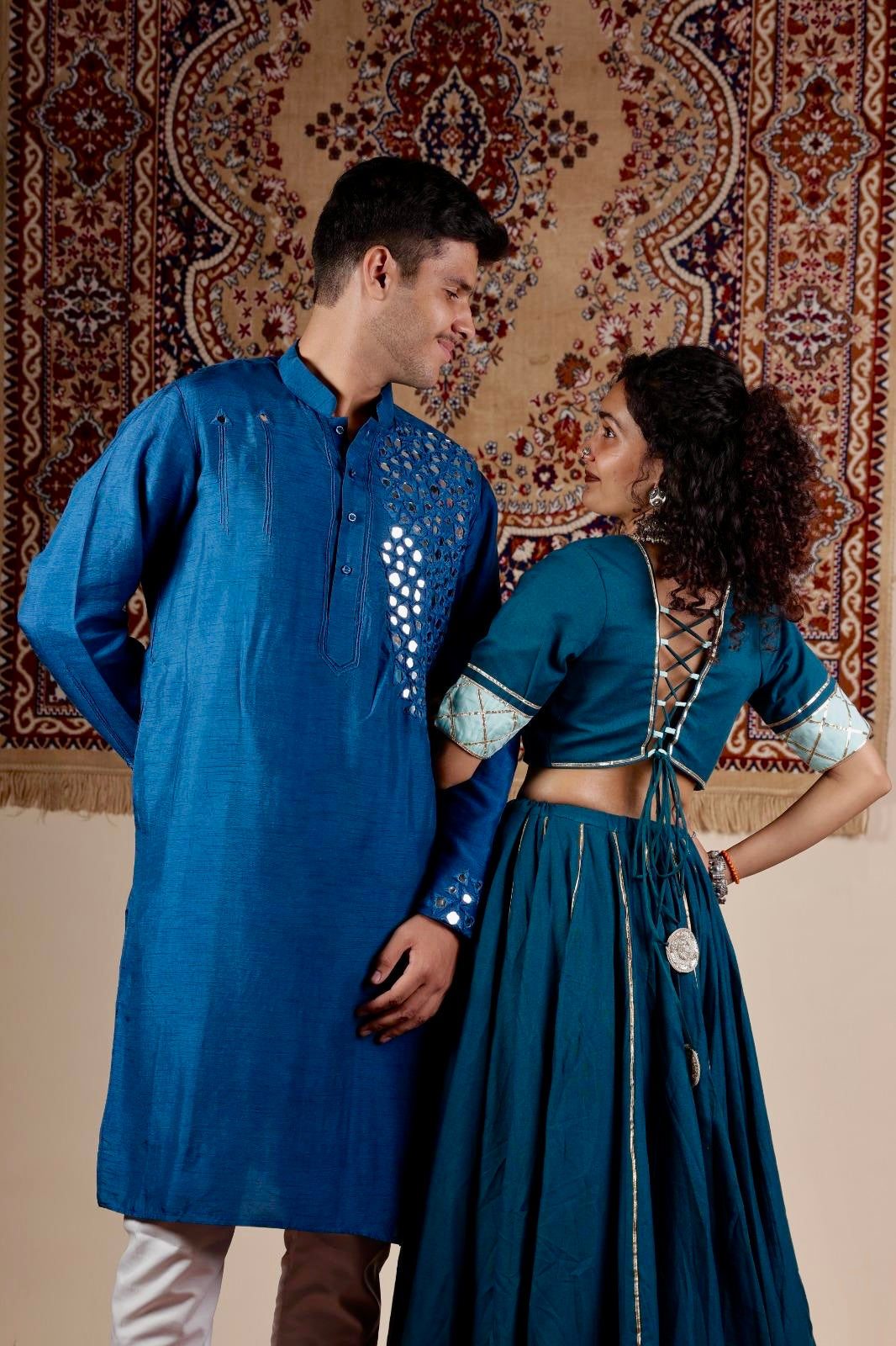 BLUE KURTA