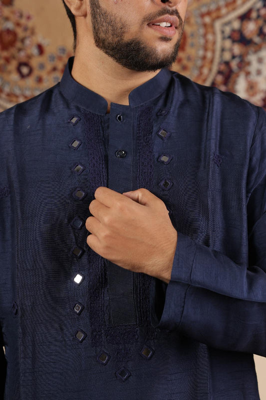 DARK BLUE KURTA