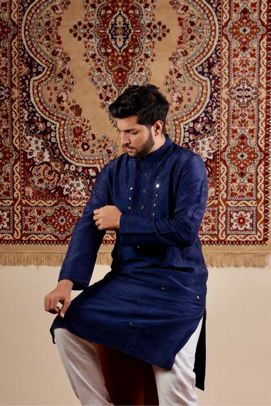 DARK BLUE KURTA